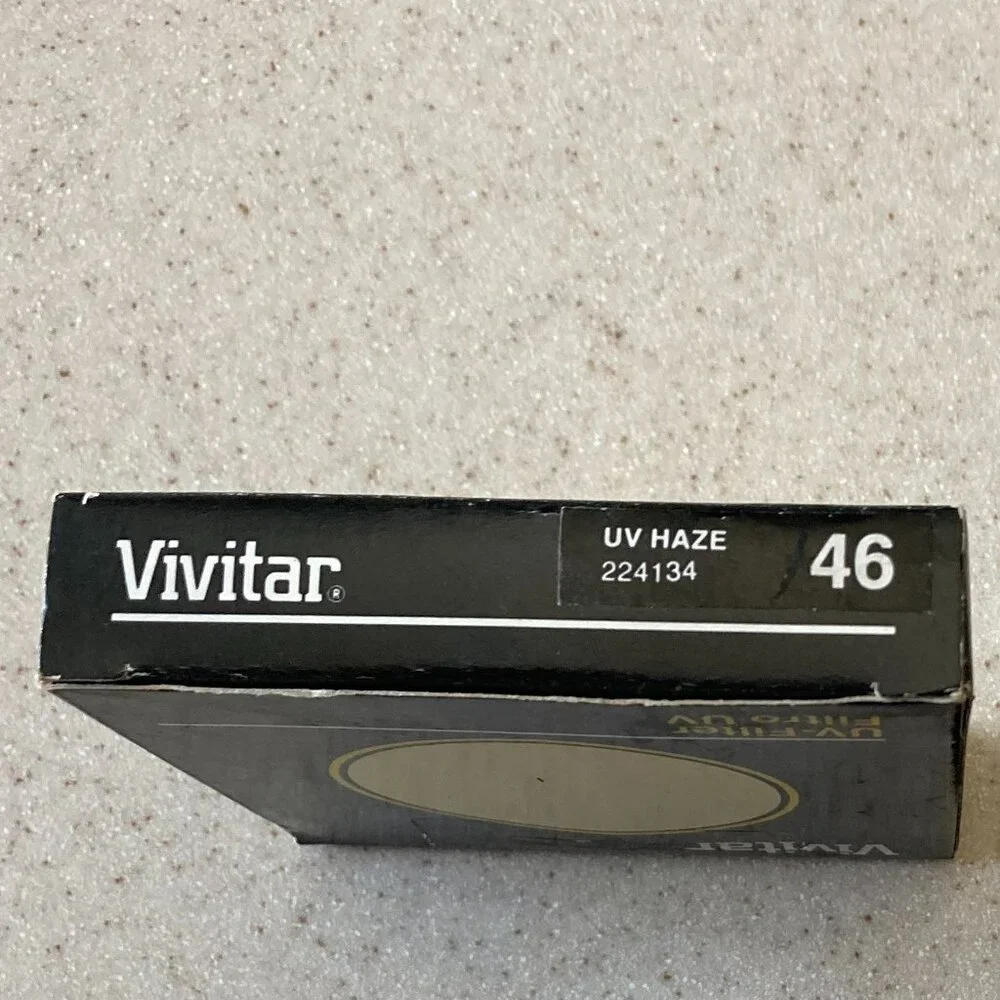 Vintage Vivitar UV Camera Lens Filter - UV Haze 46mm - NOS